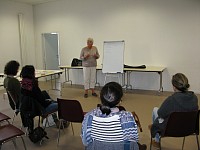 Conférence sur le jeûne et les jus de légumes à Roscoff dans le Finistère.